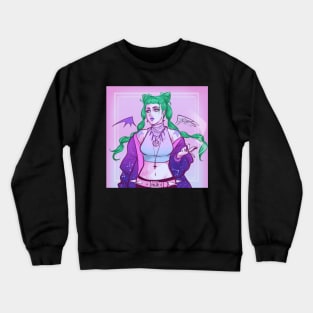 Punk lo-fi girl Crewneck Sweatshirt